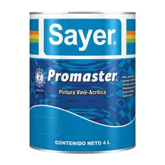 Sayerlack - Pintura vinílica blanco directo 4 L