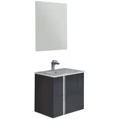 Sensi Dacqua - Mueble de baño Onix con espejo gris