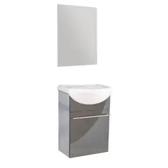 Sensi Dacqua - Mueble de baño Infinity con espejo gris