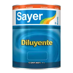 Sayerlack - Diluyente para Nitrocelulosa 4Litros