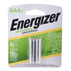 Energizer - Bateria recargable AAA2