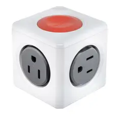 Iusa - Cubo Multicontacto 2 Usb 4 Tomas con Apagador a Control Remoto