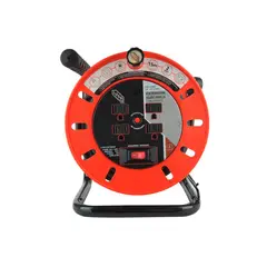 Iusa - Extensión c/carrete 14 AWG 4t 15m