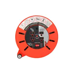 Iusa - Extensión c/carrete 16 AWG 4t 5m