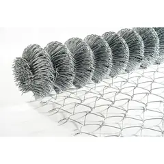 Mallalux - Malla ciclónica galvanizada cal 12.5 1.5 x 20 m