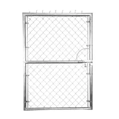 Mallalux - Puerta galvanizada 1 hoja 1 x 1.5 m