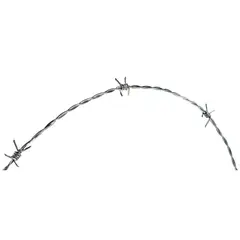 Mallalux - Rollo de alambre de púas, cal 15.5 de 300 m