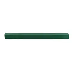 Mallalux - Poste para reja tipo europea de 2" a 2.5 m verde