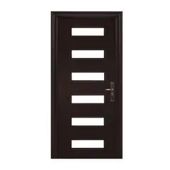 Serv Hogar - Puerta Seguridad Vista Chocolate Izquierda 95 x 215 cm