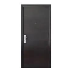 Serv Hogar - Puerta Seguridad Simple Nogal Derecha 96 x 215 cm