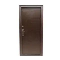 Serv Hogar - Puerta Seguridad Aspen Súper Chocolate Izquierda 95 x 213 cm