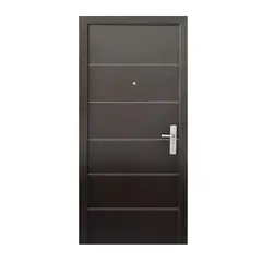Serv Hogar - Puerta seguridad Contour nogal izquierda 96 x 213 cm