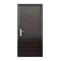 Serv Hogar - Puerta Seguridad Contempo Nogal Derecha 96 x 215 cm