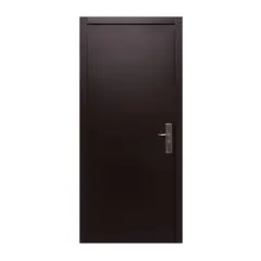 Serv Hogar - Puerta Seguridad Simplex chocolate izquierda 95 x 213 cm