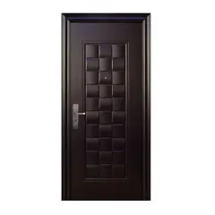 Serv Hogar - Puerta Seguridad Luxury Chocolate Derecha 95 x 215 cm