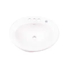 Corona - Lavabo Sobrepuesto Marsella Para Mezcladora