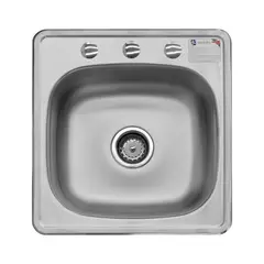 Eb - Fregadero 1 Tina 38 x 38 x 14 cm Empotrar