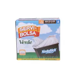 Servi Bolsa - Bolsa para basura nudo fácil mediana