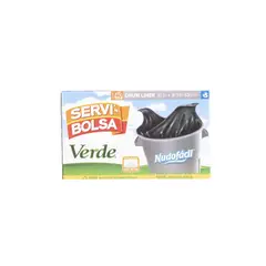 Servi Bolsa - Bolsa para basura nudo fácil extra jumbo
