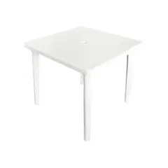 Alica - Mesa Cuadrada blanca