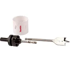 Makita - Kit Instalacion de Cerradura Brocasierra 2 1/8" Broca de Manita 1"