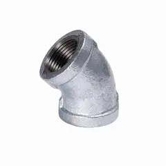 Mueller - Codo hm galvanizado roscado 45 de 3/4