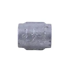 Mueller - Cople liso hm galv roscado de 1/2