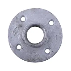 Mueller - Flange piso hm galvanizada roscada de 1