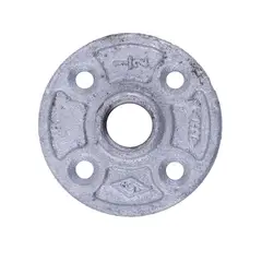 Mueller - Flange piso hm galvanizada roscada 1/2
