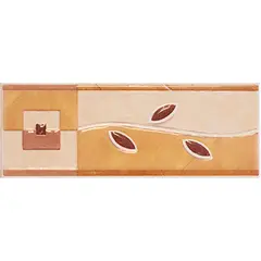 Cocemex - Cenefa Laghi marrón/salmón 7.5X20 cm