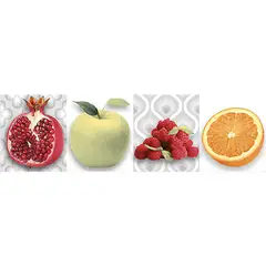 Cocemex - Cenefa Frutas mix multicolor 6X20 cm