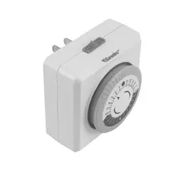 Sanelec - Temporizador Analógico Programacion Encendido y Apagado de Aparatos