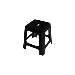 Alica - Banco de plástico negro