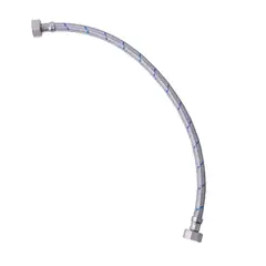 Urrea - Manguera lavabo aluminio 1/2x1/2x40