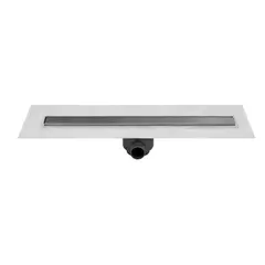 Urrea - Coladera rect 1 boca cub acero inox 30cm