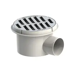 Urrea - Coladera salida lateral rejilla inox