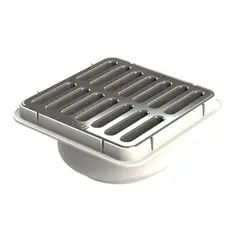 Urrea - Coladera cuadrada universal rejilla crom