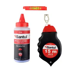Santul - Tiralíneas plástico 15 m c/gis