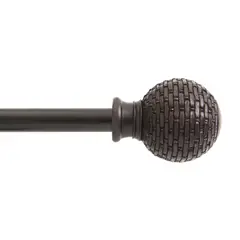 Kenney - Cortinero Bola Tejida Chocolate 122-218 cm