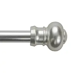 Kenney - Cortinero Ashby Plata Satinado 122-213 cm