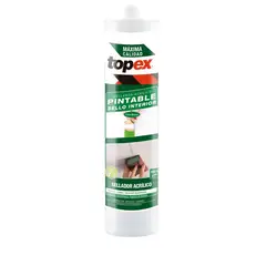 Topex - Sellador acrílico multiusos 300 ml