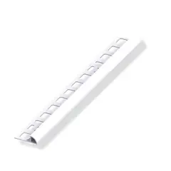 Alfer - Remate azulejos PVC blanco 8x19 mm