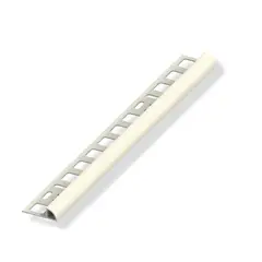 Alfer - Perfil transición PVC beige claro 8x19 mm