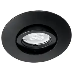 Tecnolite - Empotrable Acerra negro S/L 100-240V GX5.3