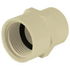 Iusa - Adaptador Hembra CPVC de 1/2" para Uso de Conduccion de Agua Caliente y Fria
