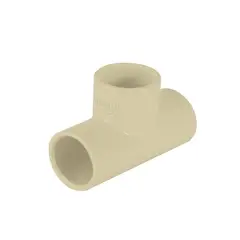Iusa - Tee Reducida CPVC de 1" para Uso de Agua Caliente y Fria
