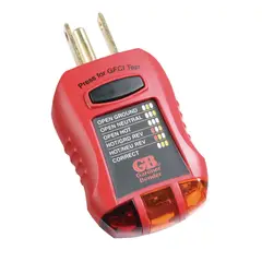 Gardner Bender - Probador de receptáculo/analizador de circuito