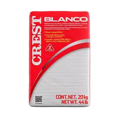 Crest - Adhesivo blanco 20 kg
