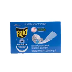 Raid - Insecticida laminitas aparato