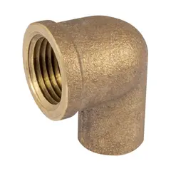 Iusa - Codo Rosca Interior 1/2" Cobre